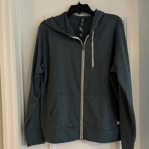 Vuori Teal DreamKnit Hoodie, sz Xl